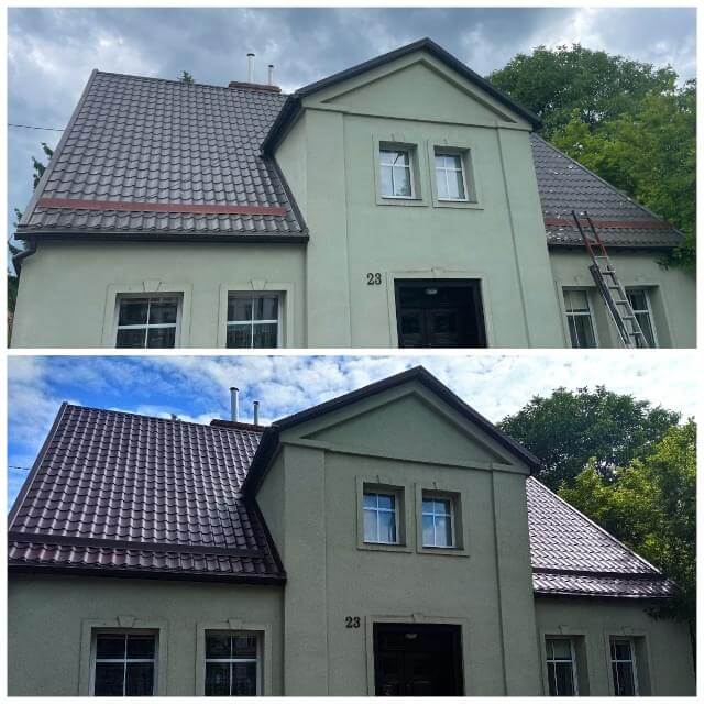Alpinkam - profesjonalne usługi mycia i malowania dachu oraz elewacji.
